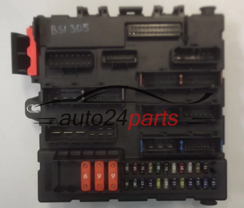 SKRZYNKA ELEKTRYCZNA PRZEKAŻNIKÓW I BEZPIECZNIKÓW MODUŁ NADWOZIA CENTRALKA KOMFORTU BSI OPEL VECTRA, SIGNUM 93176918 BH, 519077119
