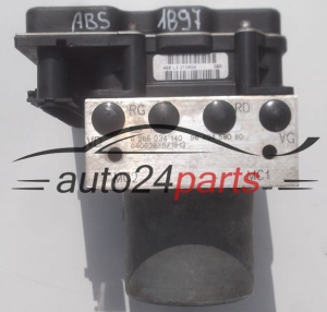 POMPE HYDRAULIQUE ET CALCULATEUR d'ABS PEUGEOT 307 BOSCH 0 265 234 140, 0265234140, 96 494 580 80, 9649458080, 0 265 950 368, 0265950368 