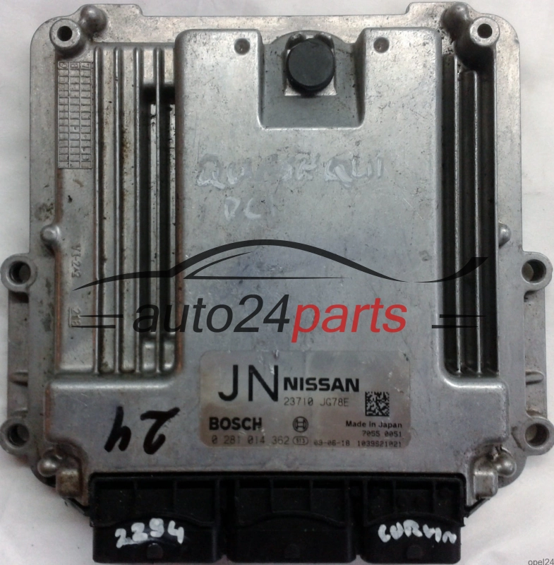 calculateur moteur pour nissan qashqai 2.0 dci