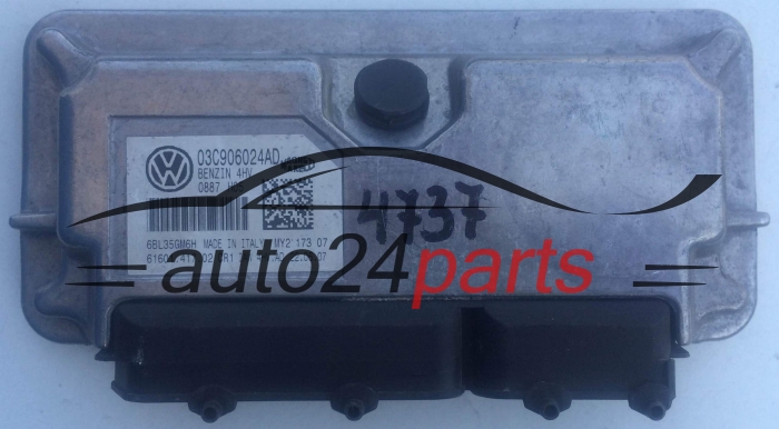 CALCULATEUR MOTEUR VOLKSWAGEN POLO 1.4 MAGNETI MARELLI IAW 4HV.AD, IAW4HVAD, 03C 906 024 AD, 03C906024AD, 61601.417.02, 6160141702