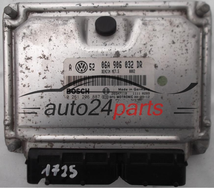 ECU CENTRALITA DE MOTOR VW VOLKSWAGEN GOLF BORA 1.8T 06A906032DR BOSCH 0261206887