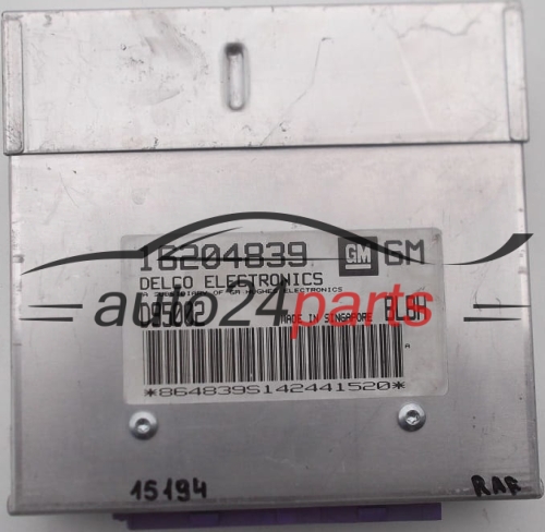 CALCULATEUR MOTEUR OPEL VECTRA 1.8 DELCO 16204839 GM, 16204839GM, D95002, BLBH 