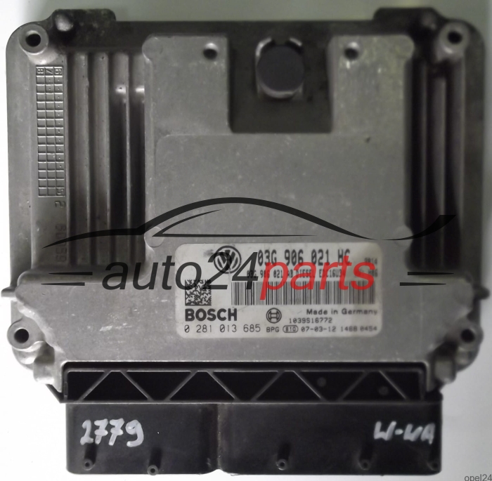  ECU CENTRALITA DE MOTOR VW VOLKSWAGEN GOLF 2.0 TDI 03G906021HC