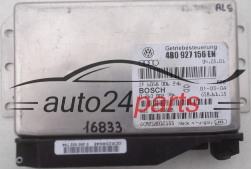 BOITE DE VITESSES AUTOMATIQUE AUDI 3.0 V6 BOSCH 0 260 002 794, 0260002794, 4B0 927 156 EN, 4B0927156EN