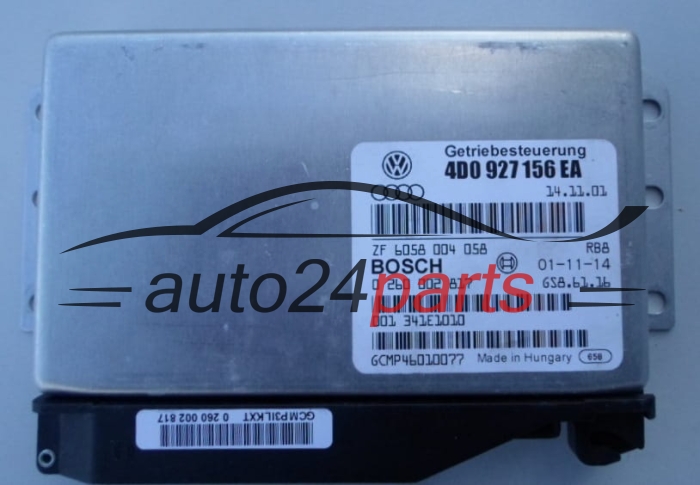 Ecu Caja de cambios automática  AUDI VW VOLKSWAGEN BOSCH 0 260 002 817,  4D0 927 156 EA