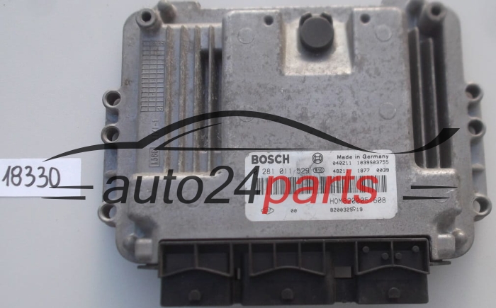 KOMPUTER STEROWNIK SILNIKA RENAULT TRAFIC OPEL VIVARO NISSAN PRIMASTAR 1.9 DCI BOSCH 0 281 011 529, 0281011529, HOM 8200051608, 8200325719, 1039S03755