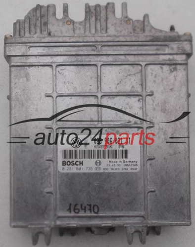 CALCULATEUR MOTEUR VW VOLKSWAGEN SHARAN ALHAMBRA 1.9 TDI BOSCH 0 281 001 735, 0281001735, 028 906 021 GT, 028906021GT 
