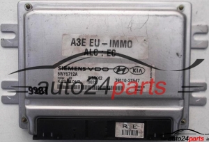 ECU CENTRALITA DE MOTOR KIA RIO 1.3, SIEMENS 5WY5712A, SIMK42, 39110-2X547, 391102X547 