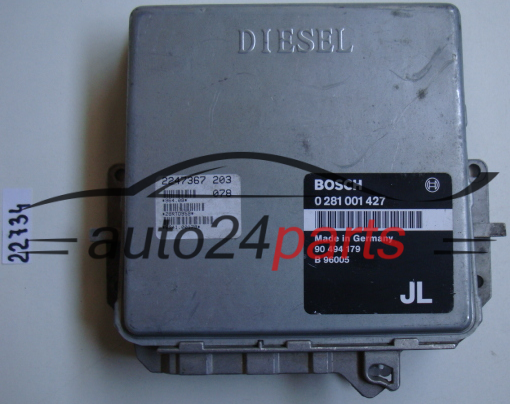 OPEL OMEGA 2.5 TDS BOSCH 0 281 001 427, 0281001427, 90 494 179 JL, 90494179JL, 90494179