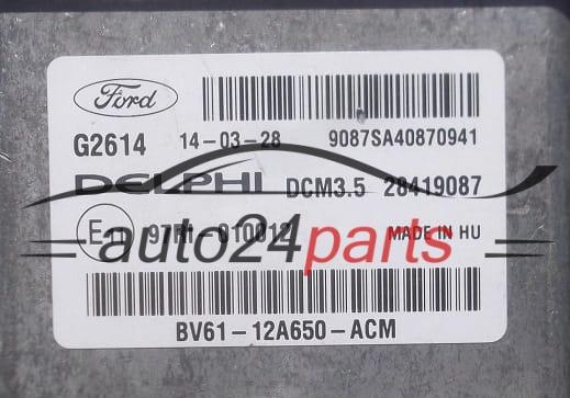 ECU CENTRALITA DE MOTOR  FORD  DELPHI 28419087, BV61-12A650-ACM