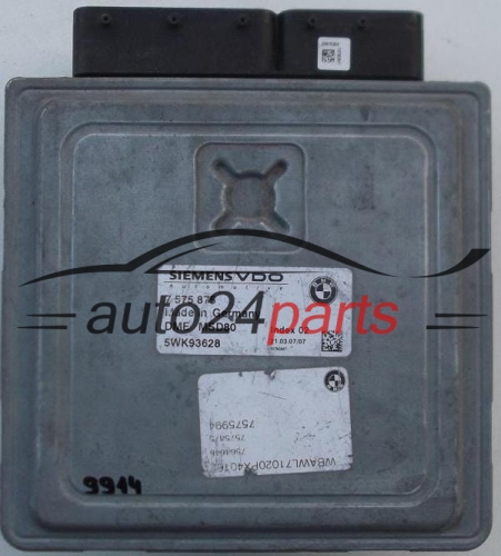 KOMPUTER STEROWNIK SILNIKA BMW E92 335i 7 575 875, 7575875, 5WK93628 - 