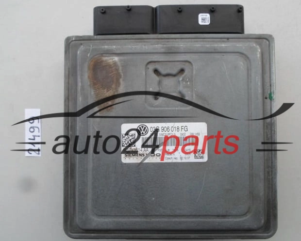 KOMPUTER STEROWNIK SILNIKA VW VOLKSWAGEN PASSAT 2.0 TDI SIEMENS VDO 5WP45614 AA, 5WP45614AA, 03G 906 018 FG, 03G906018FG, DIESEL SIMOS PPD1.5