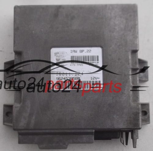 CALCULATEUR MOTEUR PEUGEOT 806 FIAT ULYSSE MAGNETI MARELLI IAW 8P.22,16211.124,  9624538580