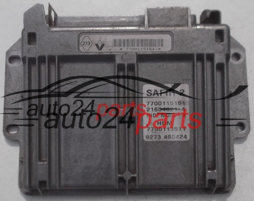 CALCULATEUR MOTEUR RENAULT CLIO TWINGO 1.2 SAGEM 21654821-4, 216548214, 7700115161, 7700113511