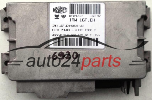KOMPUTER STEROWNIK SILNIKA FIAT PANDA 1.0 IAW 16F.EH/6A35-38, IAW16FEH, 61602.109.00, 6160210900, 46524183