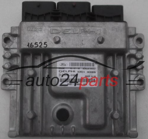 CALCULATEUR MOTEUR FORD 2.0 TDCI BV61-12A650-AFA, BV6112A650AFA, DELPHI 28280636