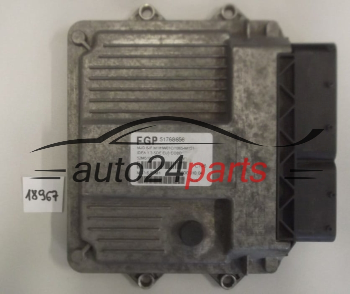 KOMPUTER STEROWNIK SILNIKA FIAT IDEA 1.3 SDE 51768656, MJD.6JF.M1, MJD6JFM1