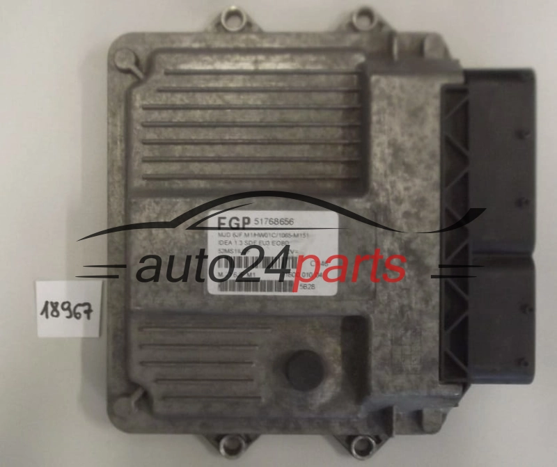 KOMPUTER STEROWNIK SILNIKA FIAT IDEA 1.3 SDE 51768656, MJD.6JF.M1, MJD6JFM1