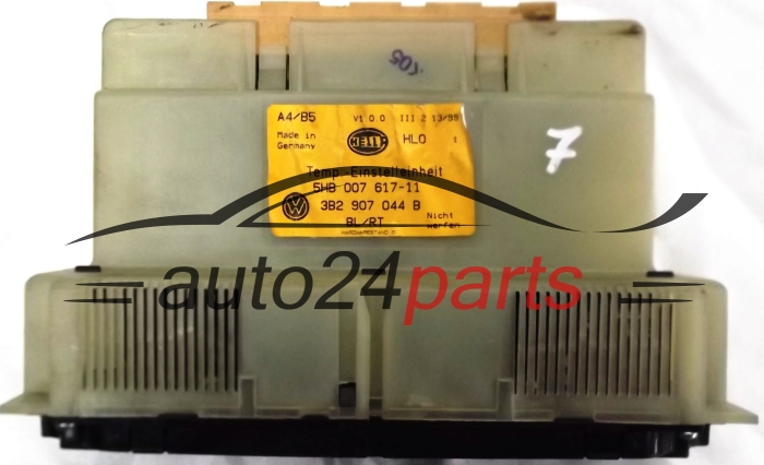 PANEL OGRZEWANIA STEROWNIK NAWIEWU REGULATOR KLIMATRONIK VOLKSWAGEN AUDI A4 B5 GOLF BORA PASSAT 3B2 907 044 B / 3B2907044B / 5HB 007 617-11 / 5HB00761711