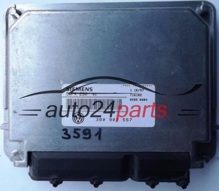 KOMPUTER STEROWNIK SILNIKA VW VOLKSWAGEN PASSAT 1.6 AHL 3B0907557, 3B0 907 557 SIEMENS 5WP4290 01, 5WP4 290 01