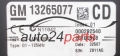 CAJA ELECTRICA DE FUSIBLES Y RELES OPEL CORSA D 13265077 CD, 28100928