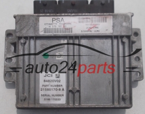 ECU CENTRALITA DE MOTOR CITROEN C2 C3 1.4 Sagem 21585170-8 A, 215851708A, PSA 96 570 181 80, 9657018180, 9649433980 