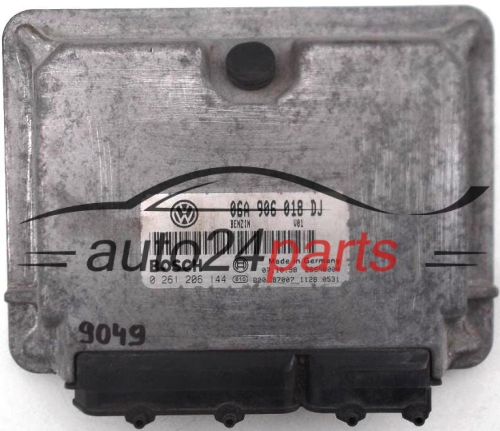 KOMPUTER STEROWNIK SILNIKA SKODA OCTAVIA 1.8 20V 06A906018DJ, 06A 906 018 DJ, BOSCH 0261206144, 0 261 206 144 BENZIN V01 26SA0000 
