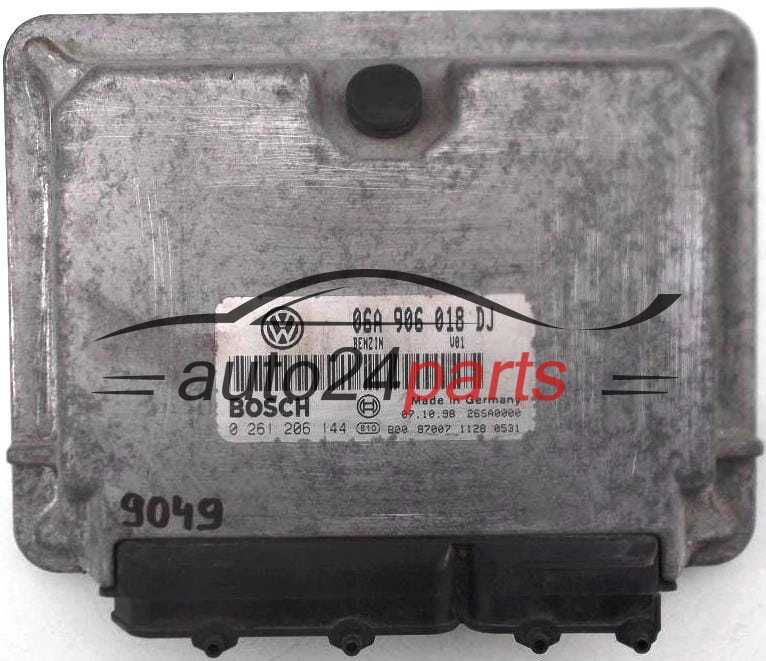 KOMPUTER STEROWNIK SILNIKA SKODA OCTAVIA 1.8 20V 06A906018DJ, 06A 906 018 DJ, BOSCH 0261206144, 0 261 206 144 BENZIN V01 26SA0000 