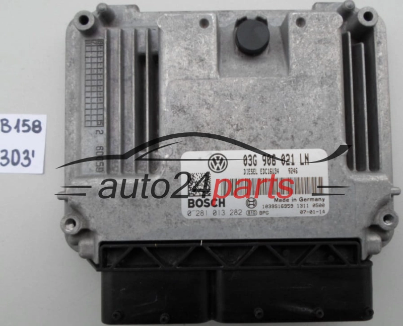 Sterownik silnika SEAT ALTEA 1.9 TDI BOSCH 0281013282 03G906021LN EDC16U34