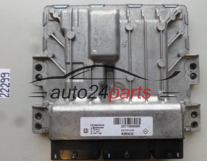 KOMPUTER STEROWNIK SILNIKA RENAULT 1.5 DCI 237106968R, A2C98849200, SID310