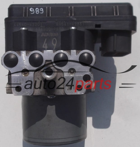 ABS PUMPE BLOCK HYDRAULIKPUMPE STEUERGERAT TOYOTA RAV4 ADVICS 44540-42201, 89541-42331,  133800-9830