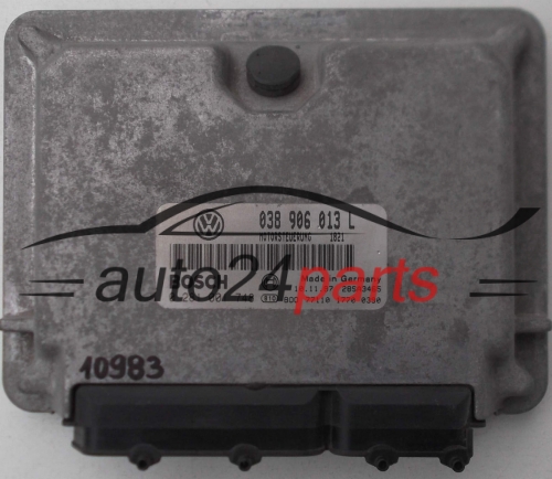 ECU CENTRALITA DE MOTOR SEAT AROSA VW VOLKSWAGEN LUPO 1.7 SDI 038 906 013 L, 038906013L, BOSCH 0 281 001 748, 0281001748