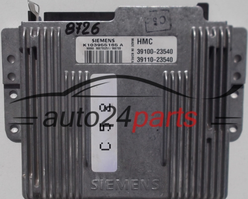 KOMPUTER STEROWNIK SILNIKA HYUNDAI COUPE 2.0 SIEMENS K103955165 A, K103955165A, 103955165, 39100-23540, 3910023540, 39110-23540, 3911023540