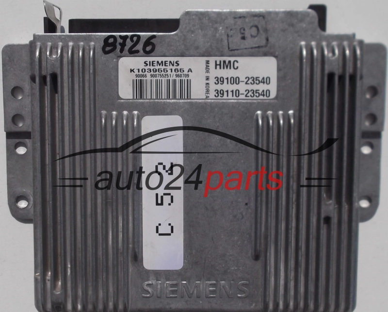KOMPUTER STEROWNIK SILNIKA HYUNDAI COUPE 2.0 SIEMENS K103955165 A, K103955165A, 103955165, 39100-23540, 3910023540, 39110-23540, 3911023540