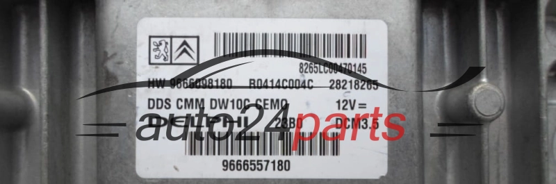 KOMPUTER STEROWNIK SILNIKA CITROEN C5 2.0 HDI R0414C004C, 9666098180