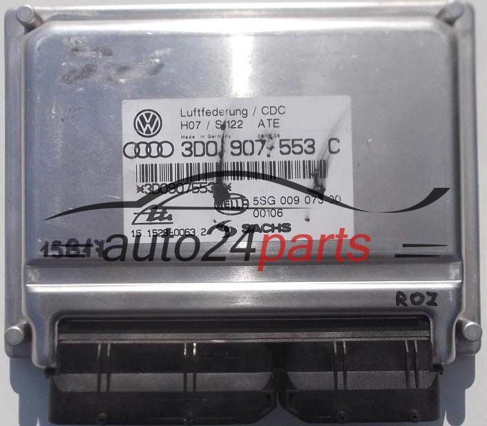 STEROWNIK ZAWIESZENIA VOLKSWAGEN PHAETON HELLA 5SG 009 073-00, ATE 15.1528-0063.2,  3D0 907 553 C