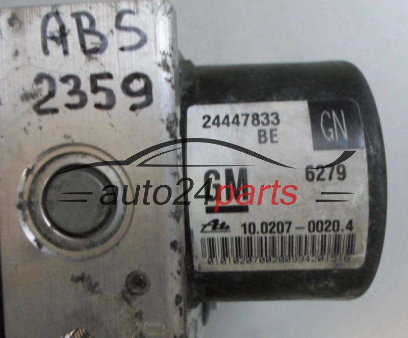 ABS POMPA I STEROWNIK OPEL ASTRA H ZAFIRA B GM 24447833 GN, ATE 10.0207-0020.4, 10020700204, 10.0970-0504.3, 10097005043