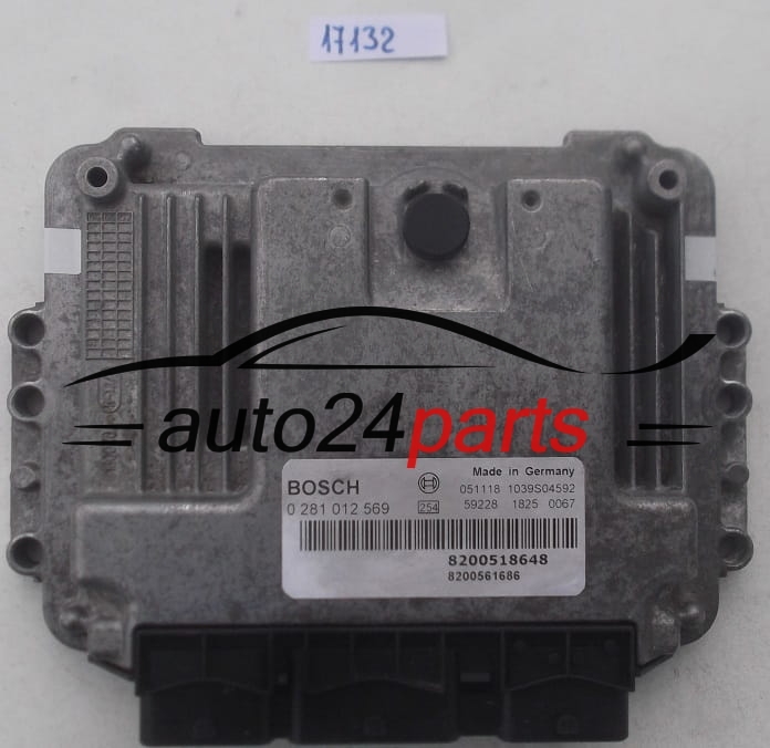 MOTORSTEUERGERÄT ECU STEUERGERÄT SUZUKI GRAND VITARA 1.9 DID BOSCH 0 281 012 569, 0281012569, 8200518648, 8200561686