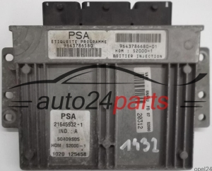 CALCULATEUR MOTEUR CITROEN XSARA PICASSO 1.8 16V 9643786580, 9643786680-1, HOMS2000-1, 21645932-1, 50409S05, 1020 125458 