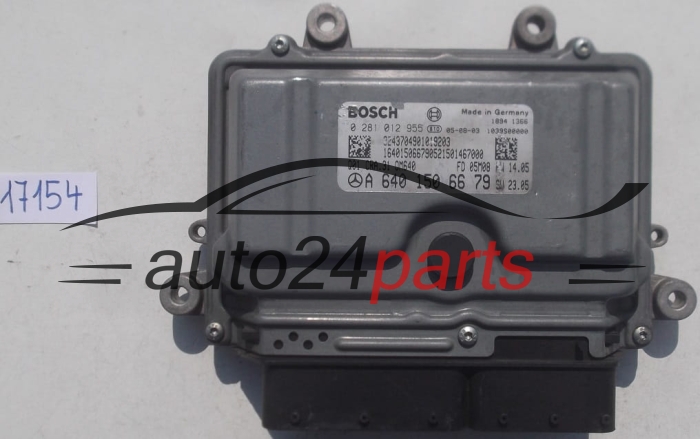 KOMPUTER STEROWNIK SILNIKA MERCEDES W169 A200 2.0 CDI A6401506679