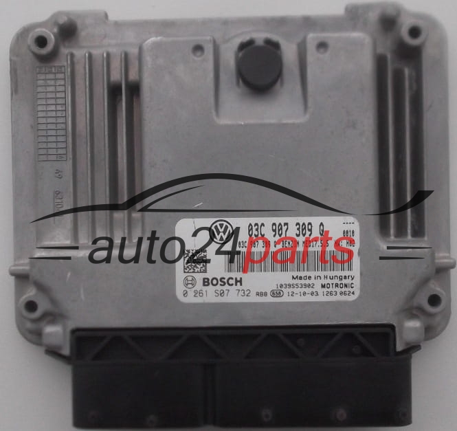 CALCULATEUR MOTEUR VOLKSWAGEN TIGUAN 1.4 TSI BOSCH 0 261 S07 732,  03C 907 309 Q