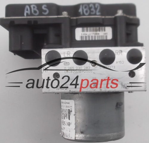 ABS PUMPE BLOCK HYDRAULIKPUMPE STEUERGERAT FIAT 500 BOSCH 0 265 230 283,  518 212 73