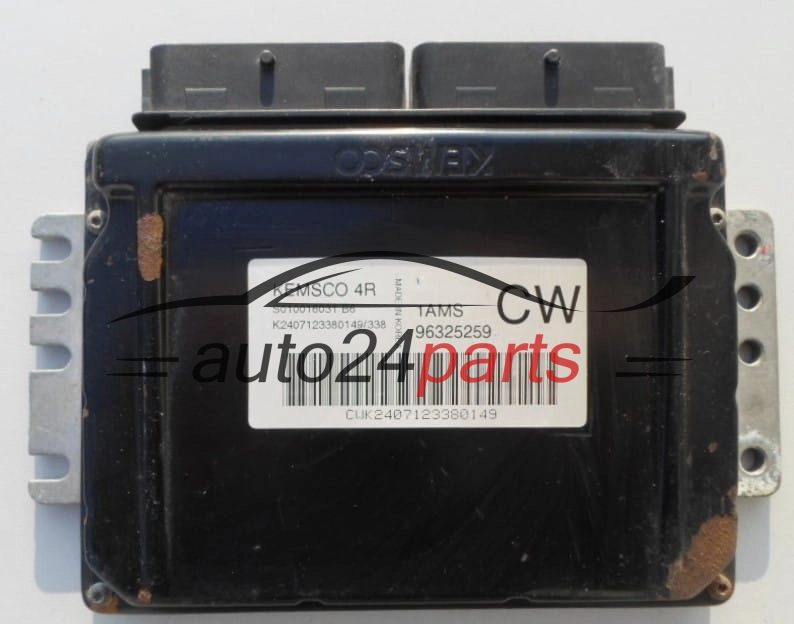 Calculateur Moteur DEAWOO CHEVROLET MATIZ 1.0 Kemsco S010016031, 96325259 CW