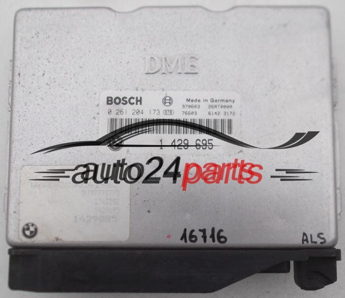 CALCULATEUR MOTEUR BMW E36 316 318 BOSCH 0 261 204 173