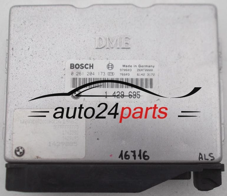 CALCULATEUR MOTEUR BMW E36 316 318 BOSCH 0 261 204 173