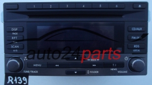 RADIO CD MP3 WMA SUBARU 86201FG300 / PF-2946A-A / PF2946AA - R139