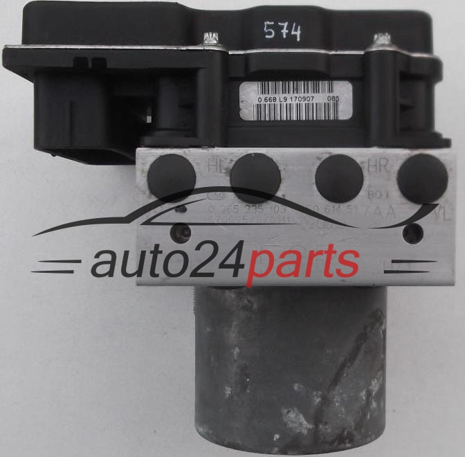 Pompe ABS et calculateur AUDI A6 BOSCH 0 265 235 103,  4F0 614 517 AA