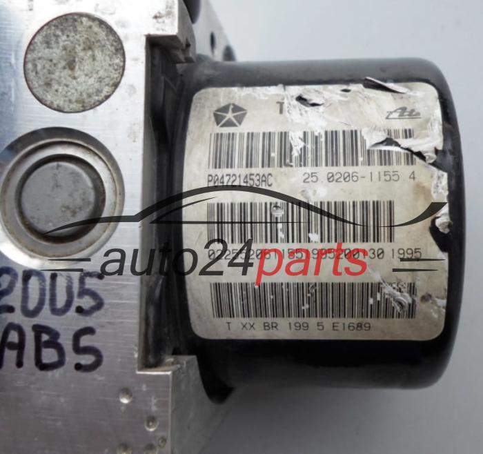 POMPE HYDRAULIQUE ET CALCULATEUR d'ABS CHRYSLER VOYAGER 2.5 CRD P04721453AC,  00402775E000